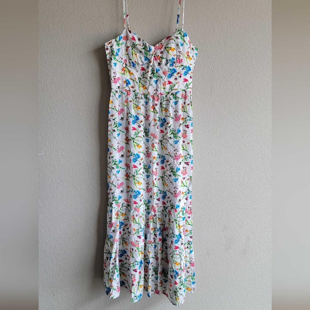 Betsy Johnson Ava Corset Botanical Dress - Picture 2 of 3